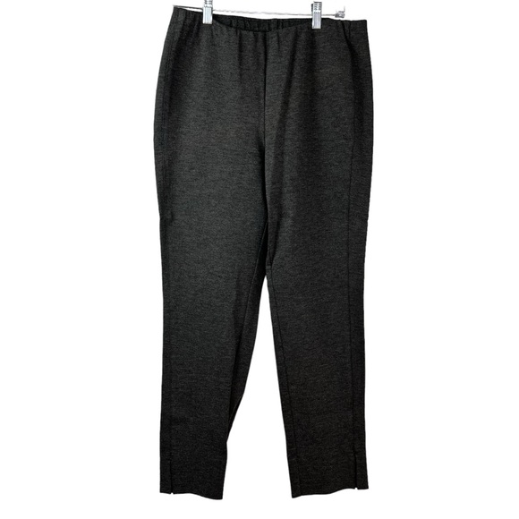 J. Jill Ponte Pants Slim Leg Gray Universally Flattering Women’s Size Medium - Picture 2 of 9